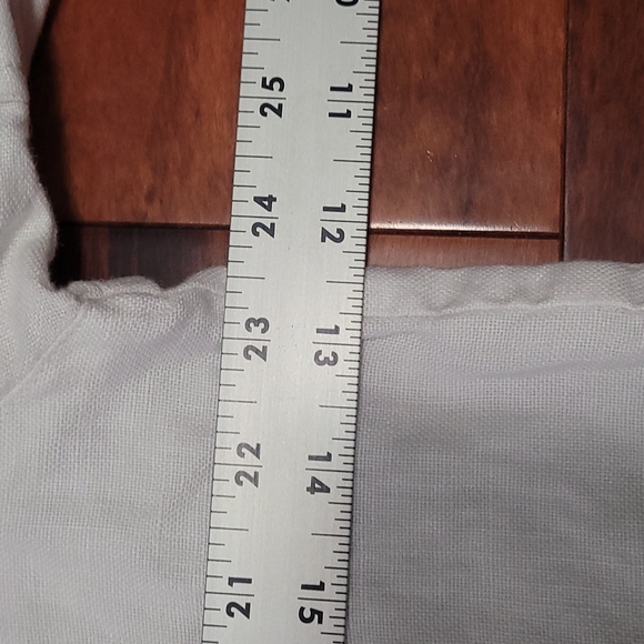 Lamar Linen Band Collar Short Sleeve - Picture 4 of 6